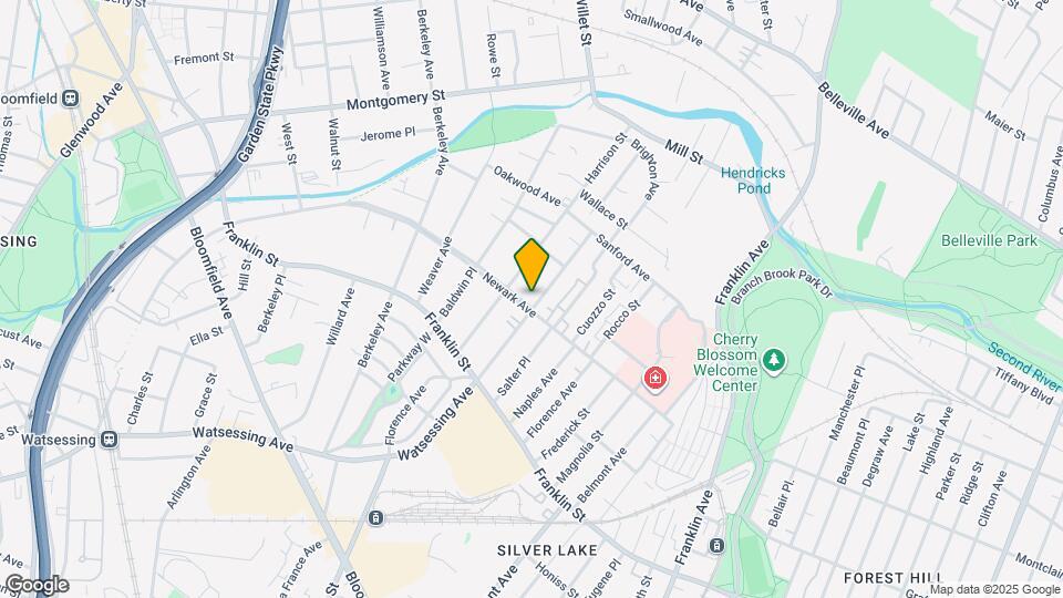 15 Watsessing Ave Map and Location Details