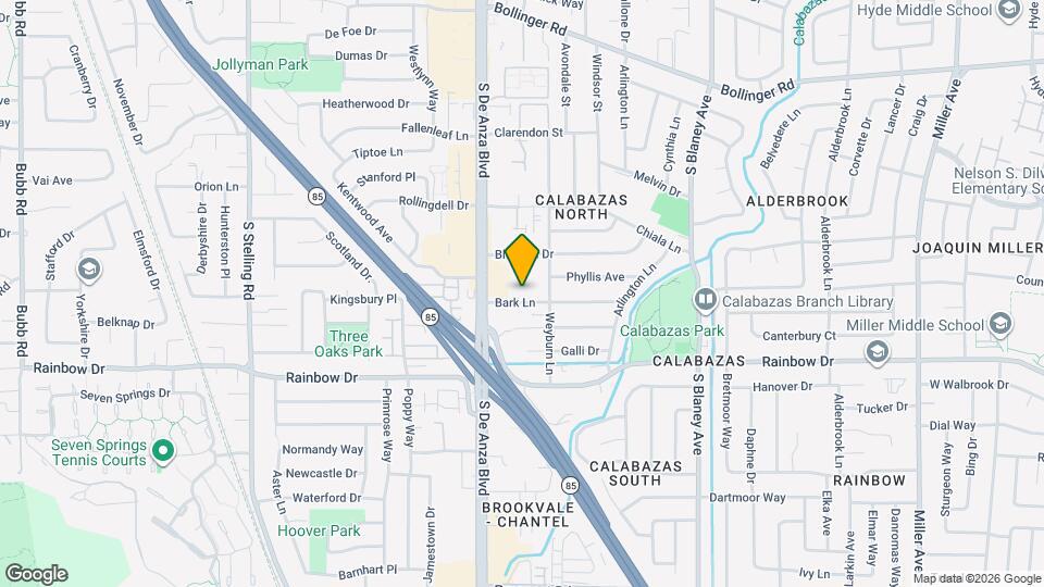 7221 Bark Ln Map and Location Details