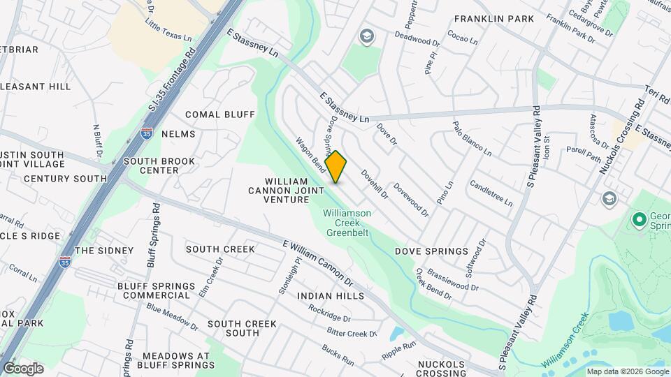 6204 Wagon Bend Map and Location Details