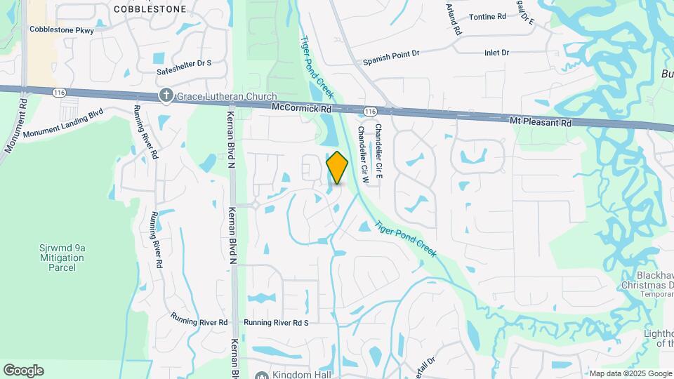 1734 Forest Creek Dr Map and Location Details