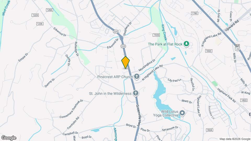 1721 Greenville Hwy Map and Location Details