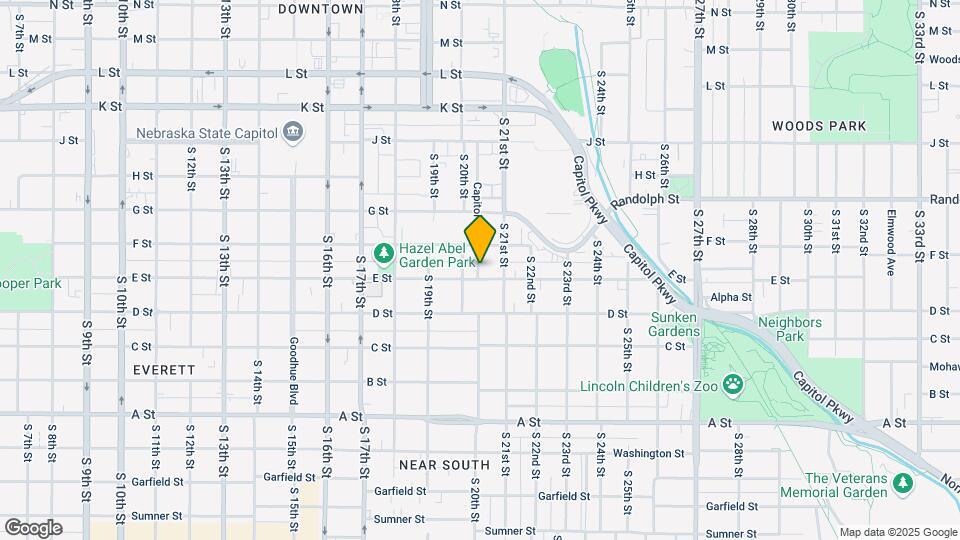 2032 E St Mapa y Detalles de la Ubicación