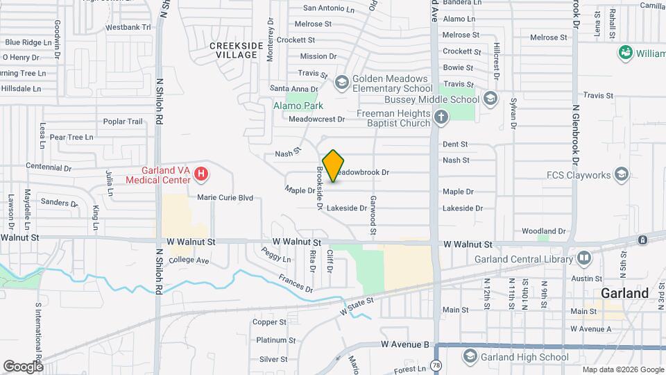 1531 Maple Dr Map and Location Details
