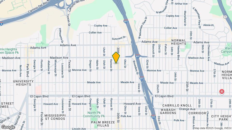 4534 30th St Mapa y Detalles de la Ubicación