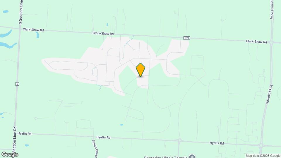 3887 Moors Edge Ln Map and Location Details