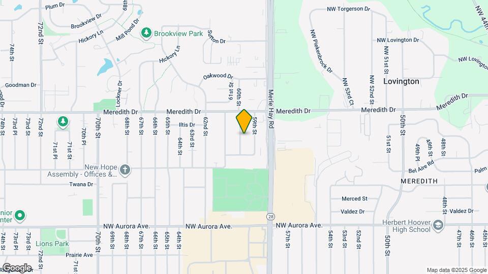 4507 60th St Map and Location Details