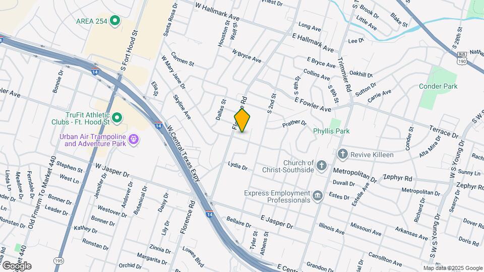 203 W Mary Jane Dr Map and Location Details