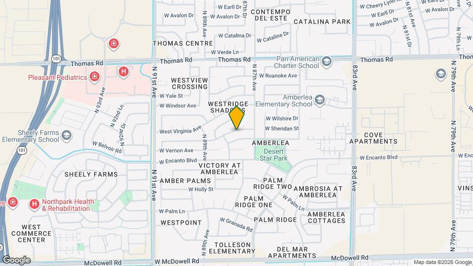 8729 W Sheridan St Map and Location Details