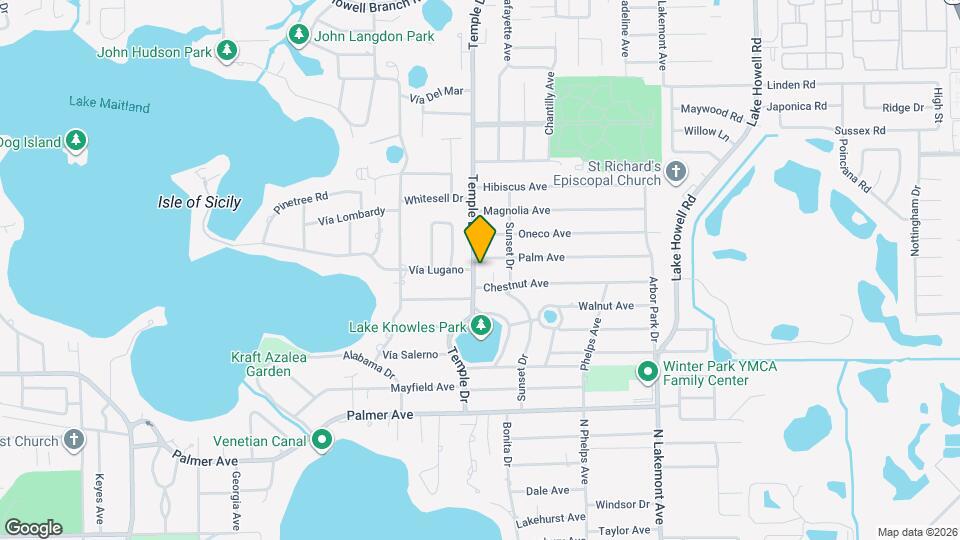 1742 Temple Dr Map and Location Details