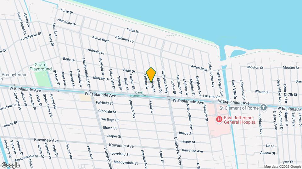 4504 Tabony St Map and Location Details