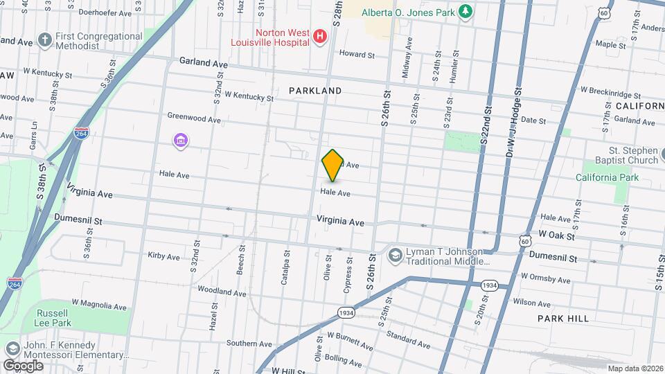 2725 Hale Ave Map and Location Details