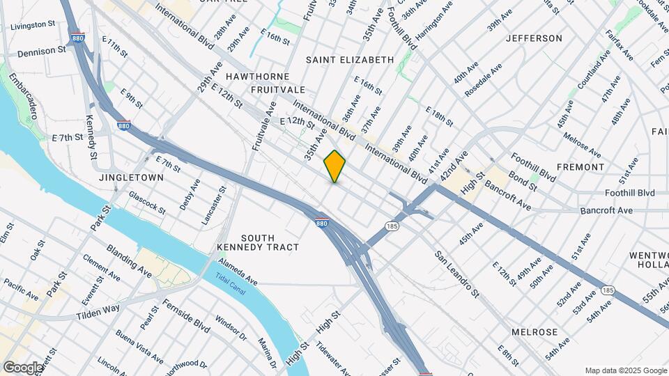 3711 San Leandro St Map and Location Details