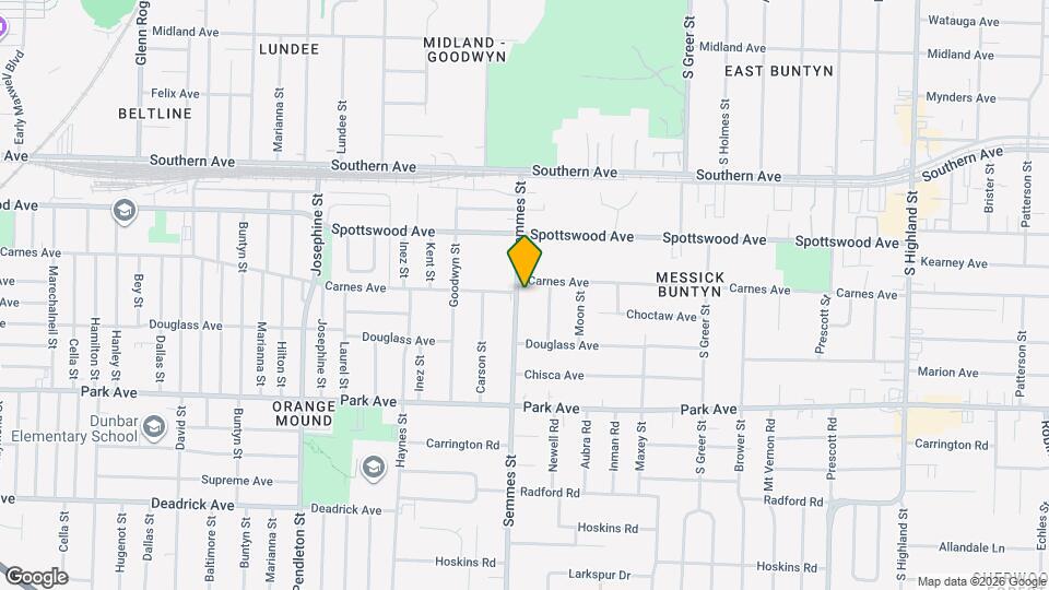 3049 Carnes Ave Map and Location Details