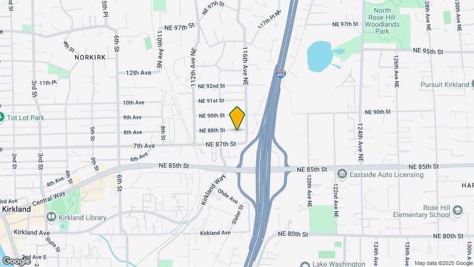 11431 NE 88th St Map and Location Details