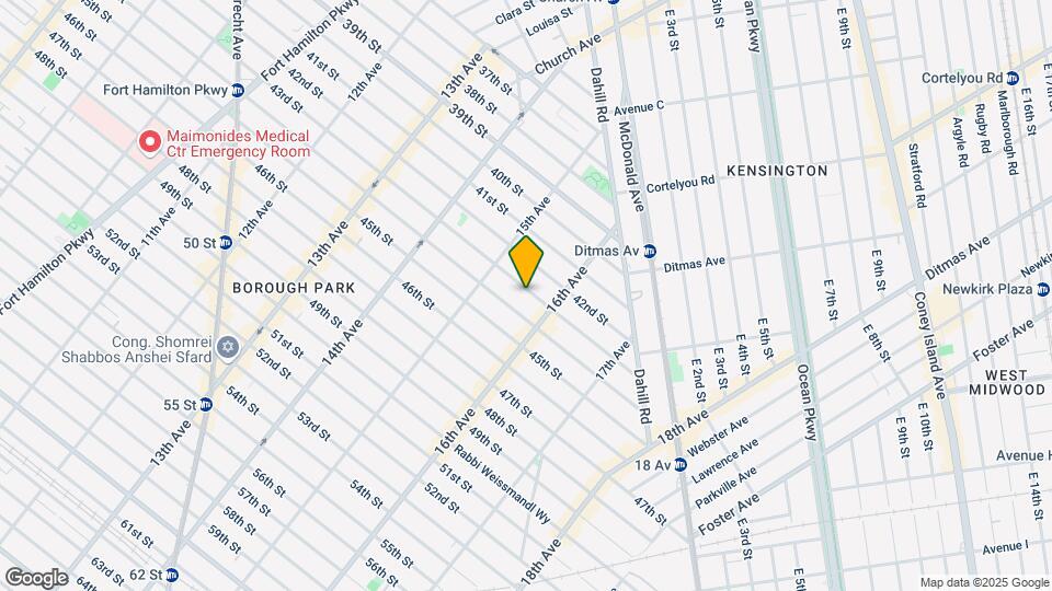 1552 43rd St Map and Location Details