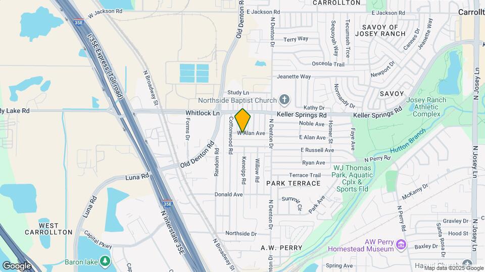 1201 W Alan Ave Map and Location Details