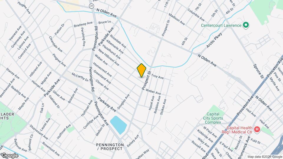 236 New Hillcrest Ave Map and Location Details