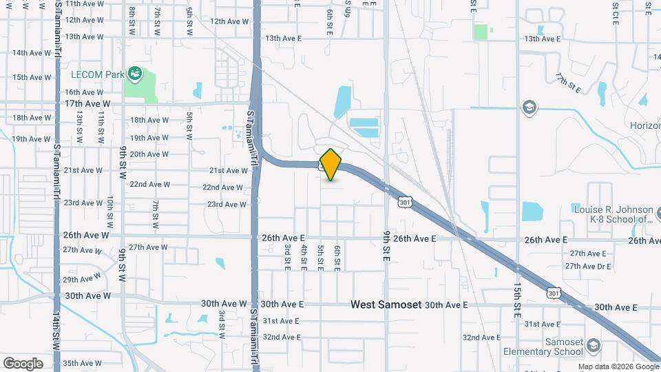 505 22nd Terrace E Mapa y Detalles de la Ubicación