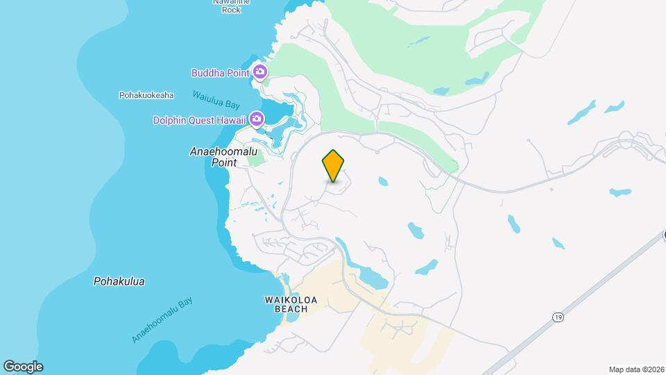 The Shores at Waikoloa Beach Resort Map and Location Details