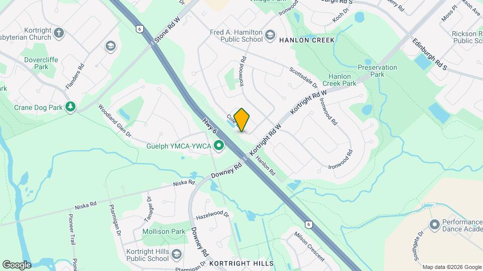 327 Cole Rd Map and Location Details