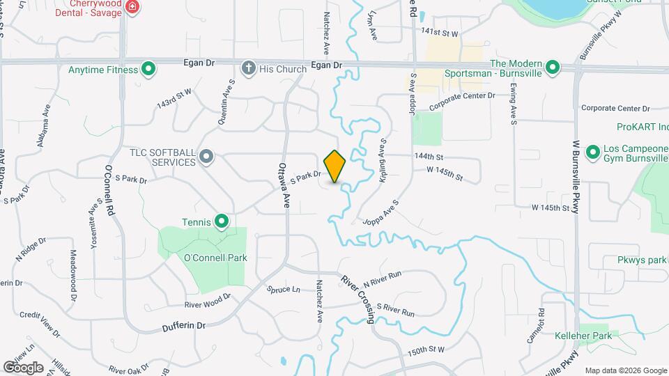 14581 Natchez Cir Map and Location Details