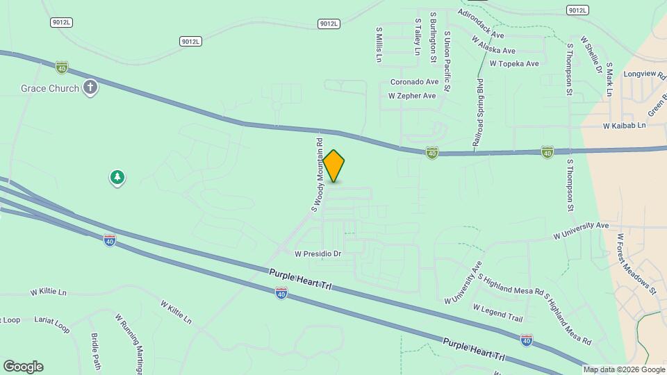 2860 W Pico Del Monte Cir Map and Location Details
