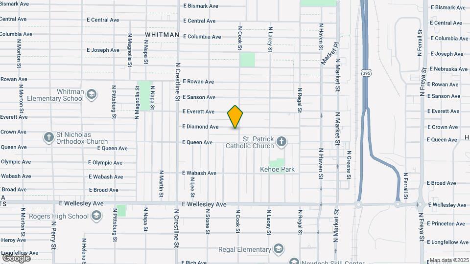 2424 E Diamond Ave Map and Location Details