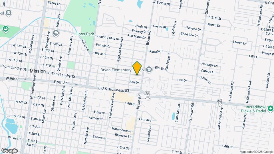 1212 White Oak Drive, Unit 2 Map and Location Details