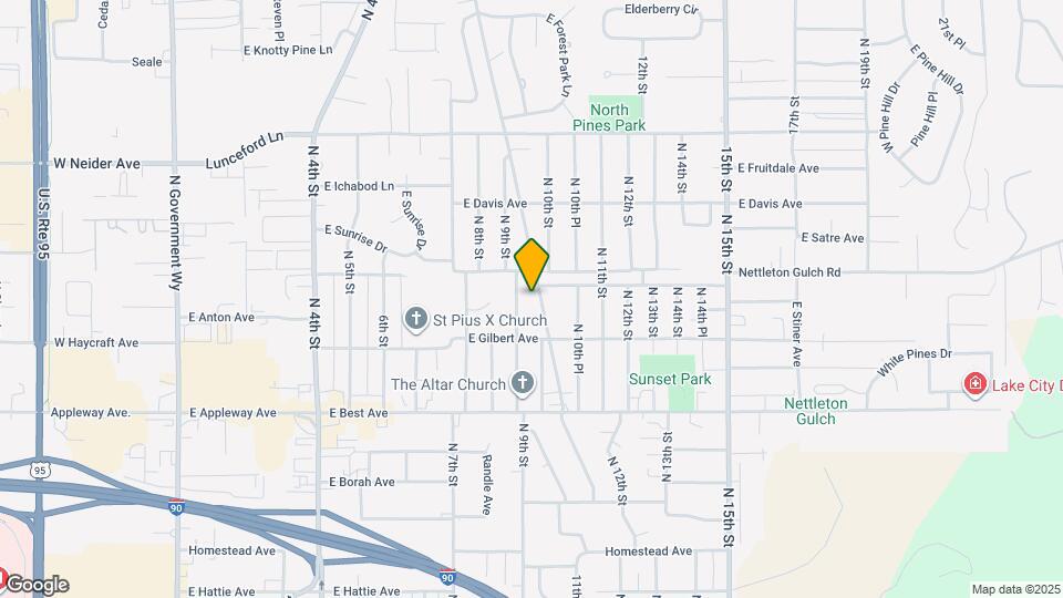 2817 N Honeysuckle Dr Map and Location Details