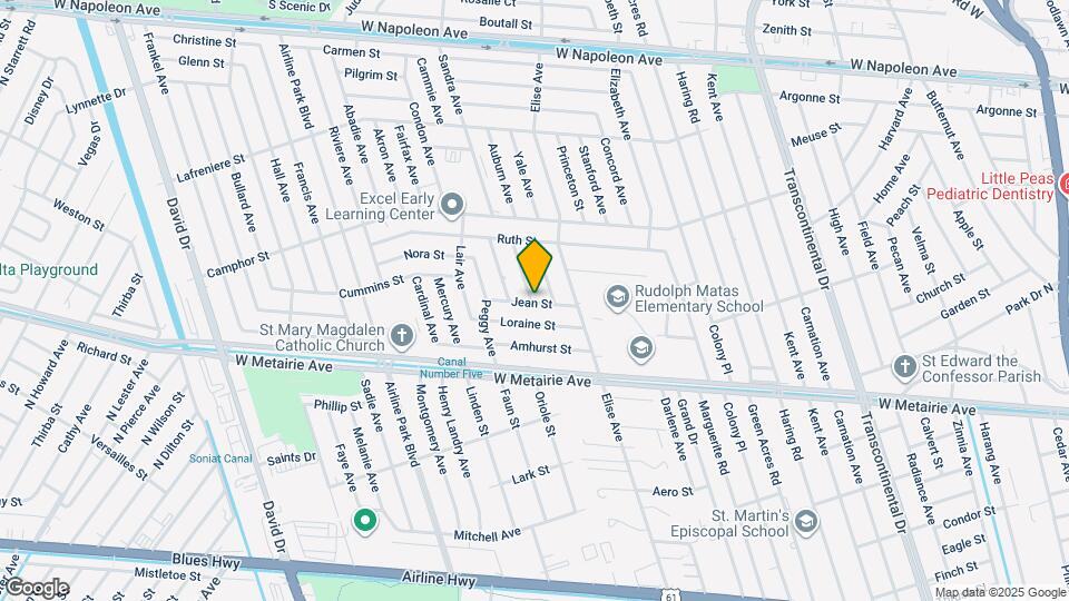 1209 Hymelia Ave Map and Location Details
