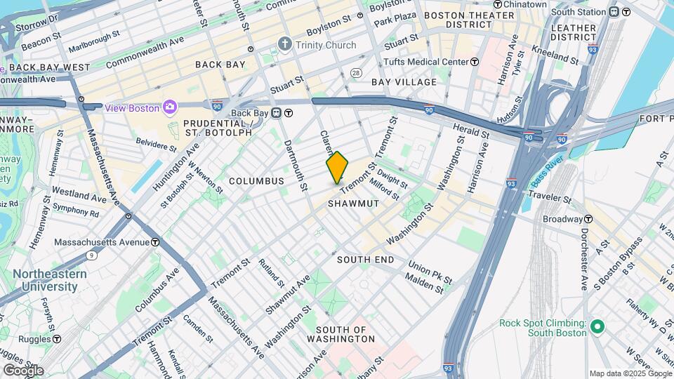567 Tremont St Map and Location Details
