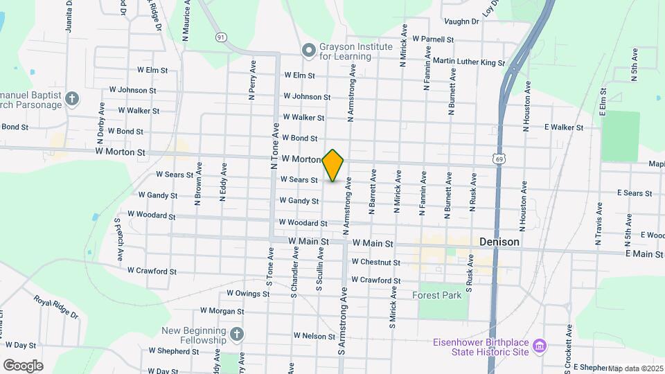 822 W Sears St Mapa y Detalles de la Ubicación