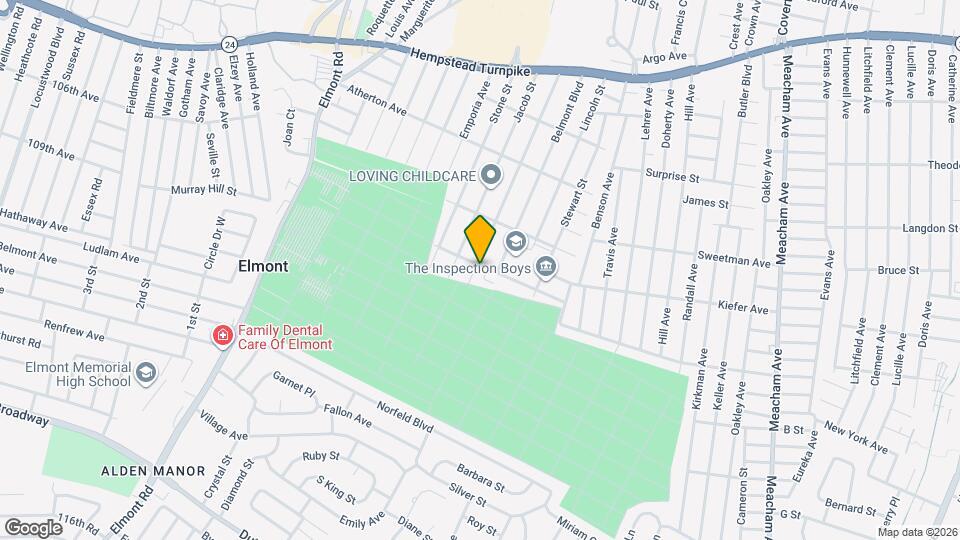 1601 Johnson Ave Map and Location Details