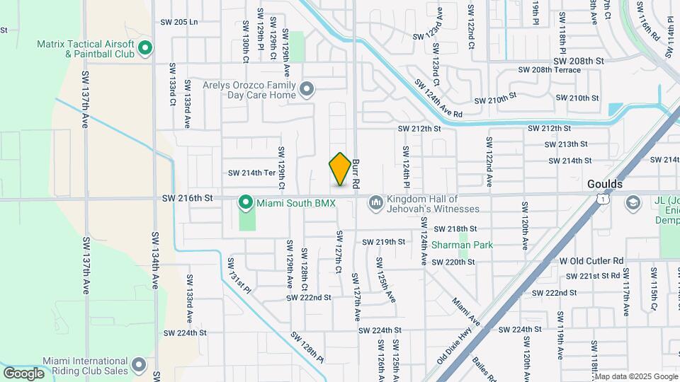 12736 SW 215th Terrace Map and Location Details