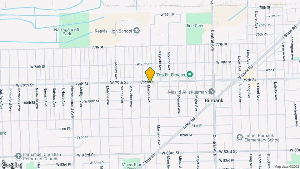 5929 W 79th St Mapa y Detalles de la Ubicación
