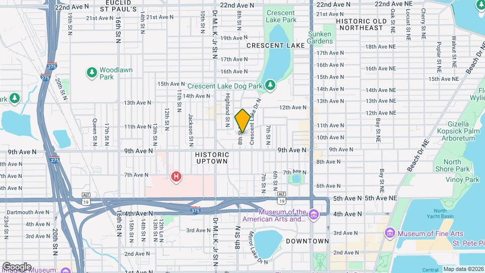 1009 8th St N Map and Location Details