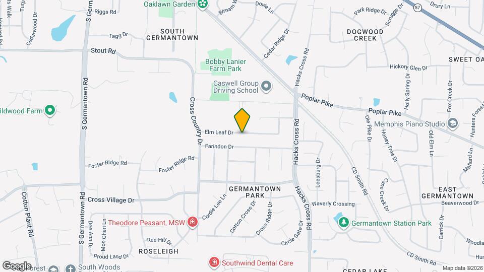 7921 Elm Leaf Dr Map and Location Details