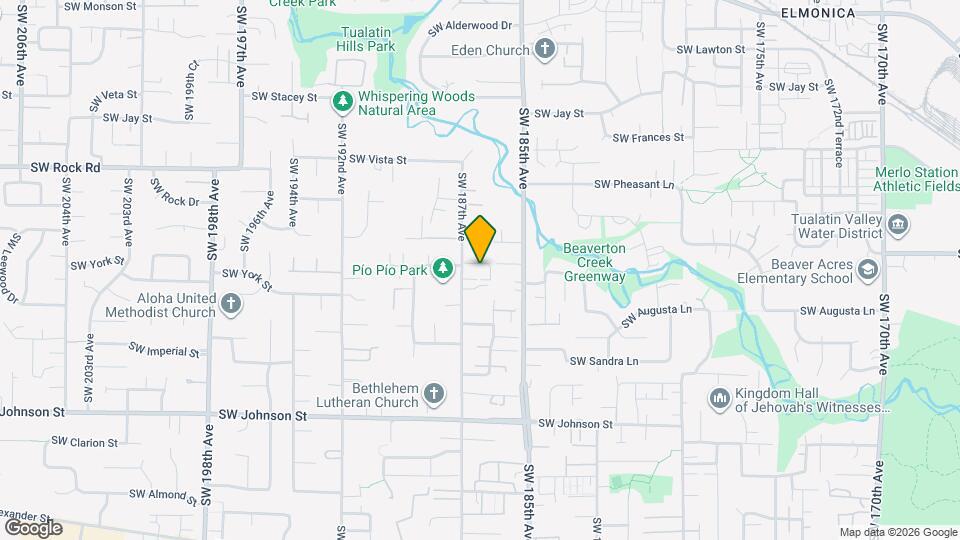 18656 SW Bonnie Meadow Ln Map and Location Details