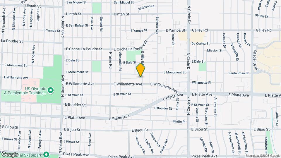 610 E Hills Rd Mapa y Detalles de la Ubicación