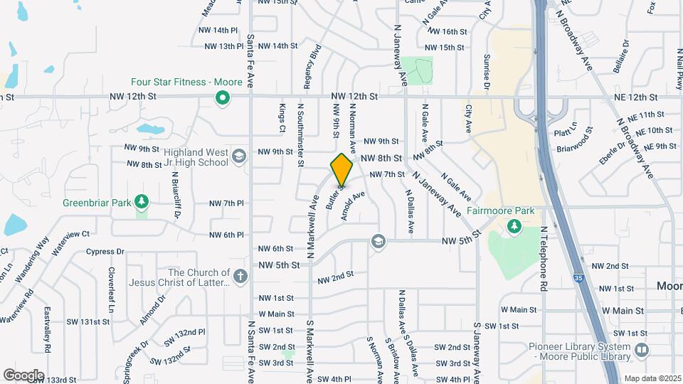 808 Butler St Map and Location Details