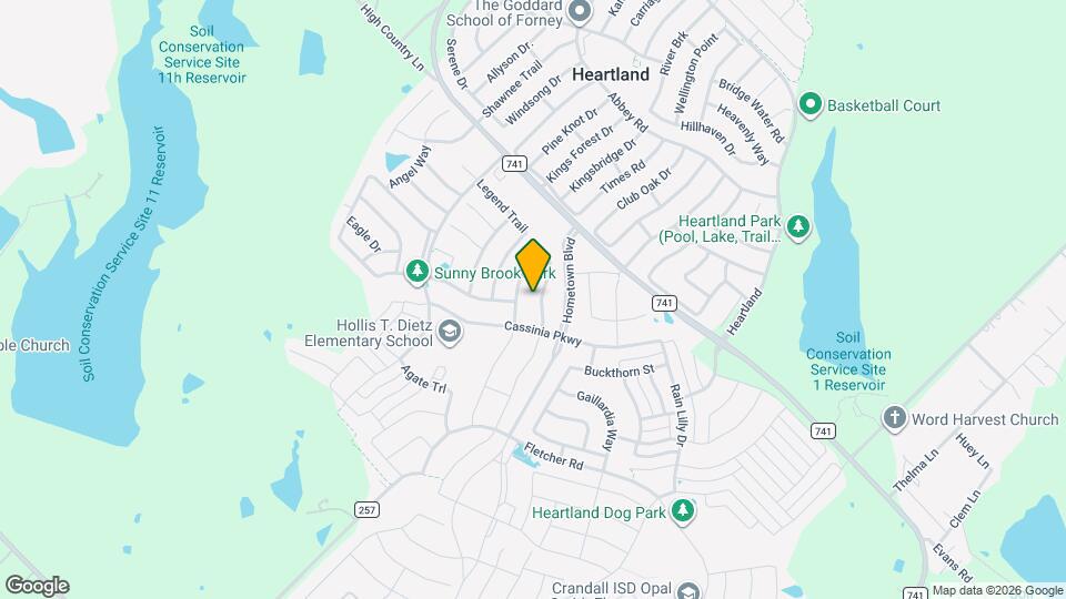 2111 Indigo Ln Map and Location Details