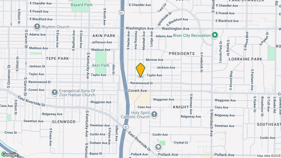 1505 Marshall Ave Map and Location Details