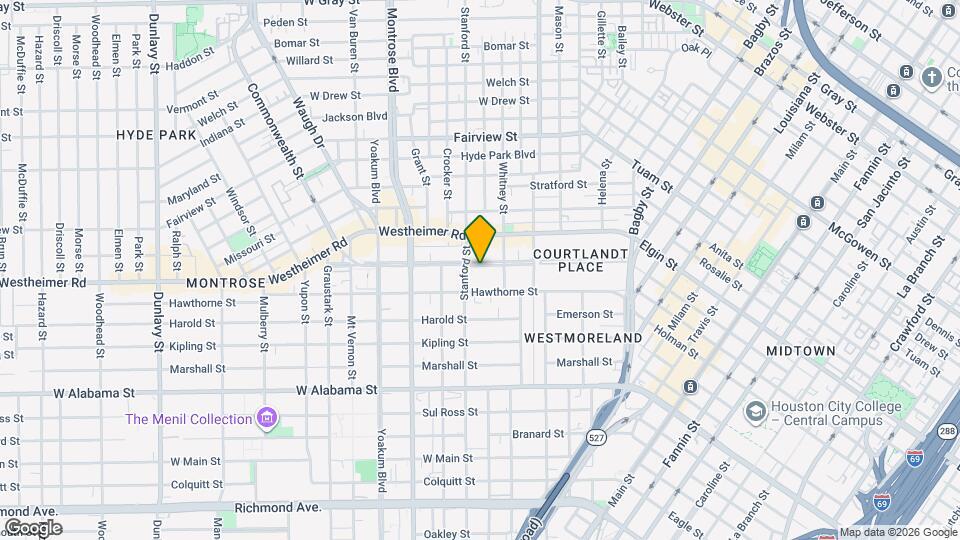 521 Lovett Blvd Map and Location Details