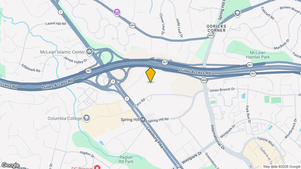 8520 Tyco Rd Mapa y Detalles de la Ubicación