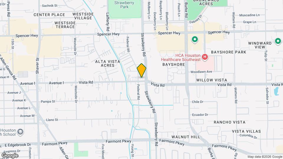 1305 Vista Rd Map and Location Details