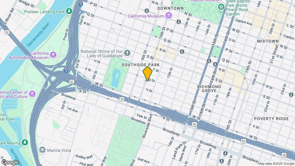 2105-2108 10th St Map and Location Details