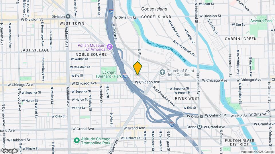 830 N Milwaukee Ave Map and Location Details