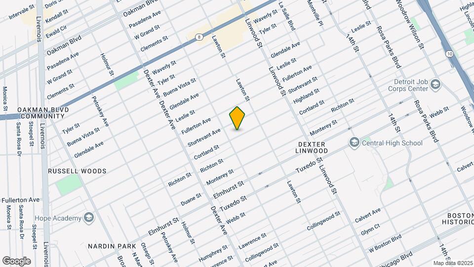 3010 Cortland St Mapa y Detalles de la Ubicación