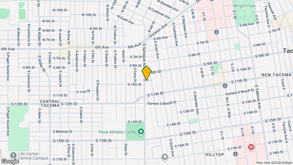 921 S Sprague Ave Map and Location Details