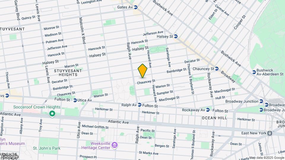 329 Chauncey St Map and Location Details